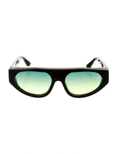Pre-owned Thierry Lasry Shield Gradient Sunglasses In Black