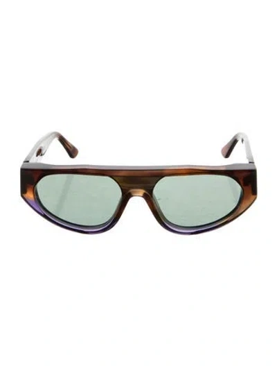Pre-owned Thierry Lasry Shield Tinted Sunglasses In Multi
