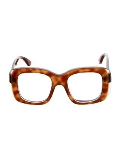 Pre-owned Thierry Lasry Square Eyeglasses In Brown