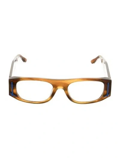 Pre-owned Thierry Lasry Square Eyeglasses In Brown