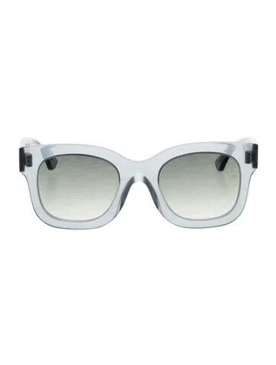 Pre-owned Thierry Lasry Square Gradient Sunglasses In Blue