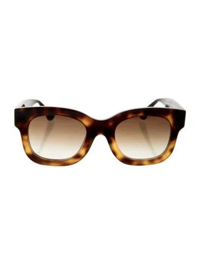 Pre-owned Thierry Lasry Square Gradient Sunglasses In Brown