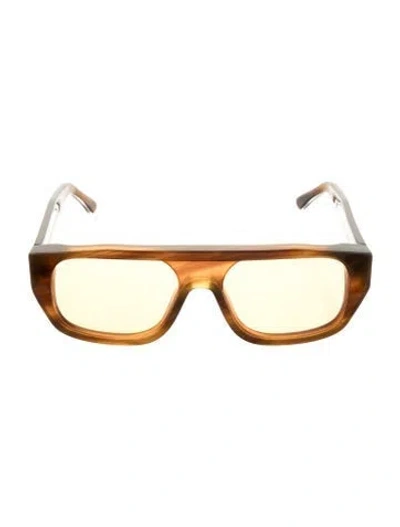 Pre-owned Thierry Lasry Square Gradient Sunglasses In Brown