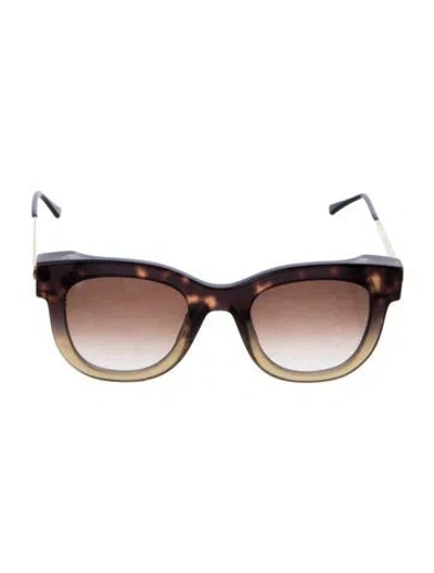 Pre-owned Thierry Lasry Square Gradient Sunglasses In Brown