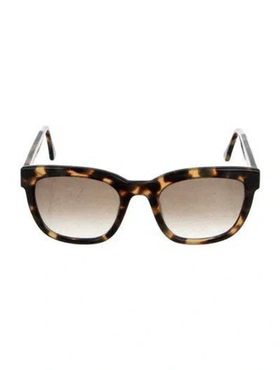 Pre-owned Thierry Lasry Square Gradient Sunglasses In Brown
