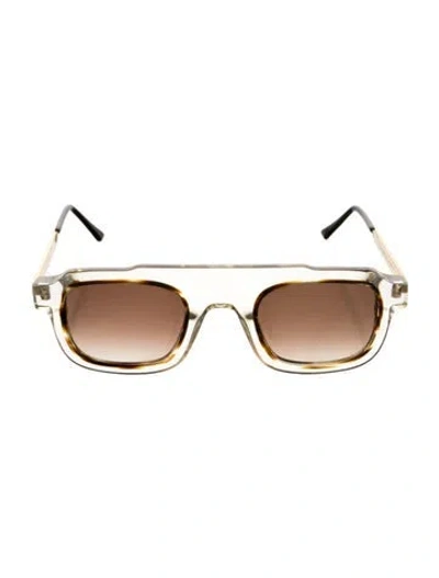 Pre-owned Thierry Lasry Square Gradient Sunglasses In Brown