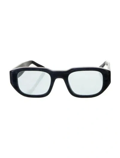 Pre-owned Thierry Lasry Square Mirrored Sunglasses In Blue