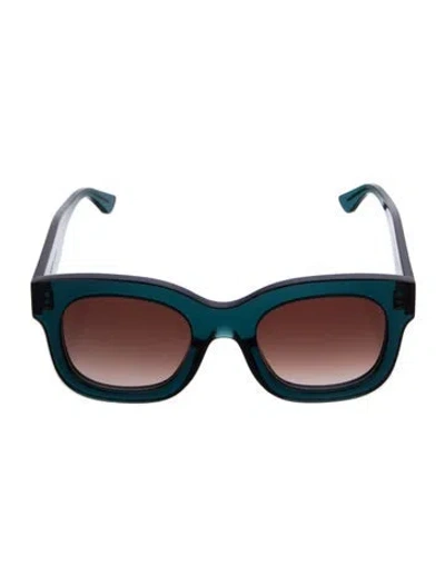 Pre-owned Thierry Lasry Square Tinted Sunglasses In Blue