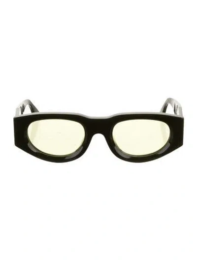 Pre-owned Thierry Lasry Square Tinted Sunglasses In Green