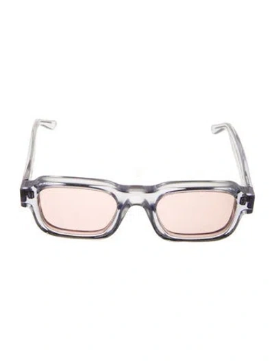 Pre-owned Thierry Lasry Square Tinted Sunglasses In Transparent