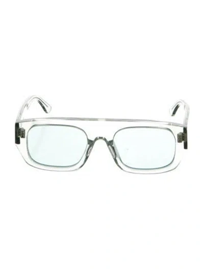 Pre-owned Thierry Lasry Square Tinted Sunglasses In Transparent