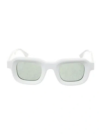 Pre-owned Thierry Lasry Square Tinted Sunglasses In White