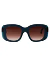 Thierry Lasry Green Acetate Sunglasses In Blue