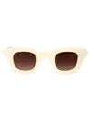 Thierry Lasry Hacktivity Square-frame Sunglasses In Neutral