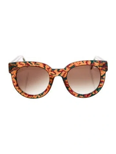 Pre-owned Thierry Lasry Swingy Oversize Sunglasses In Brown