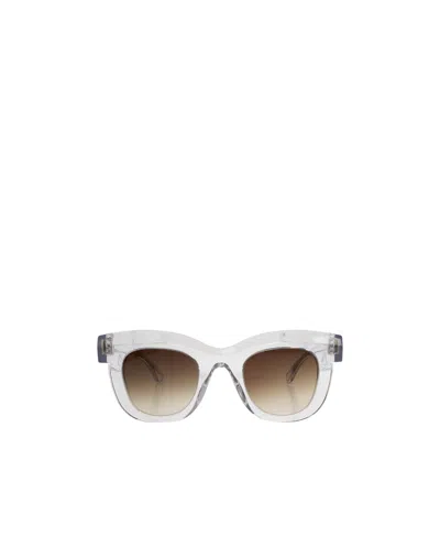 Thierry Lasry Transparent Full-package Sunglasses In White