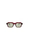 Thierry Lasry Vendetty Square-frame Sunglasses In Gray