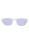 Thierry Lasry Victimy 079 Rectangle-frame Sunglasses In Blue