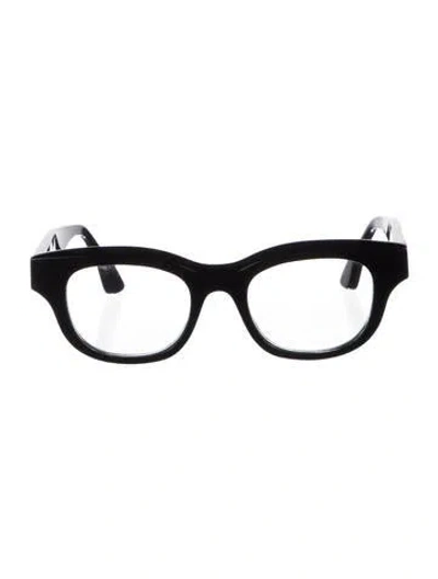 Pre-owned Thierry Lasry Wayfarer Eyeglasses In Black