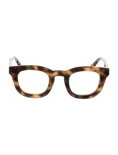 Pre-owned Thierry Lasry Wayfarer Eyeglasses In Brown