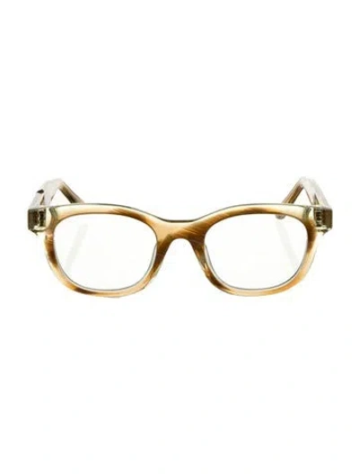 Pre-owned Thierry Lasry Wayfarer Eyeglasses In Gold
