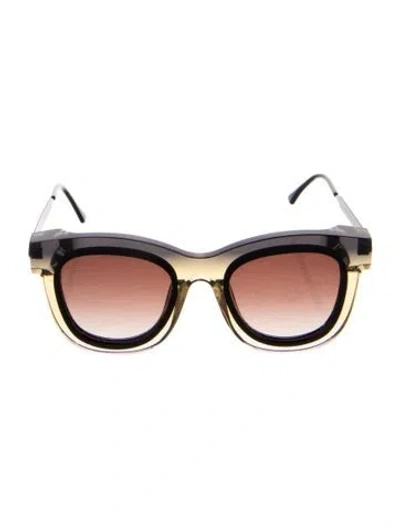 Pre-owned Thierry Lasry Wayfarer Gradient Sunglasses In Black