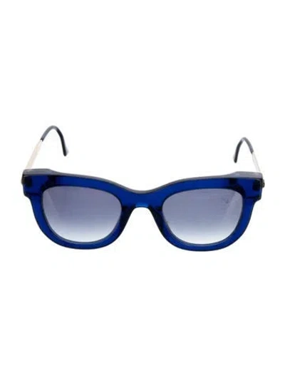 Pre-owned Thierry Lasry Wayfarer Gradient Sunglasses In Blue