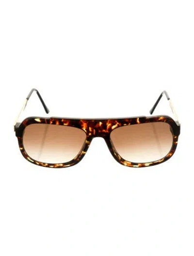 Pre-owned Thierry Lasry Wayfarer Gradient Sunglasses In Brown