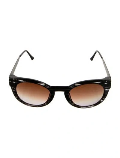 Pre-owned Thierry Lasry Wayfarer Gradient Sunglasses In Brown