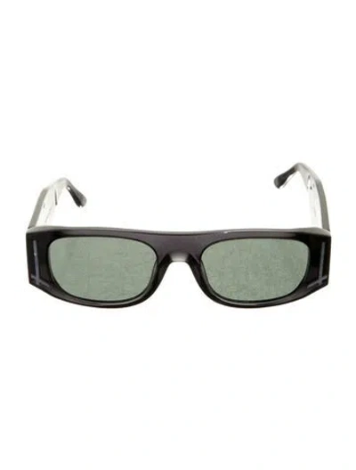 Pre-owned Thierry Lasry Wayfarer Tinted Sunglasses In Black
