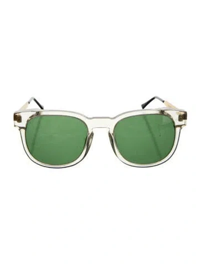Pre-owned Thierry Lasry Wayfarer Tinted Sunglasses In Black