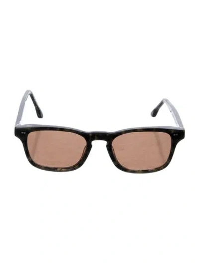 Pre-owned Thierry Lasry Wayfarer Tinted Sunglasses In Black