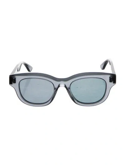 Pre-owned Thierry Lasry Wayfarer Tinted Sunglasses In Blue