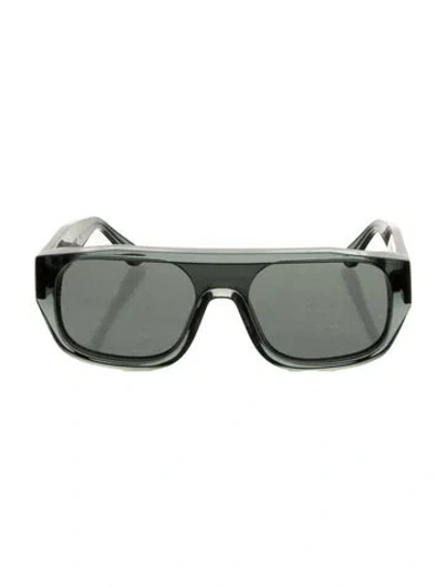 Pre-owned Thierry Lasry Wayfarer Tinted Sunglasses In Blue