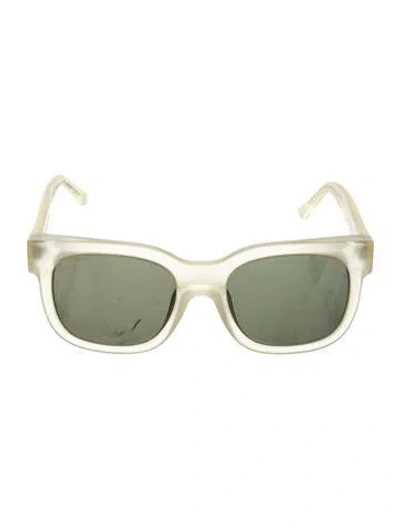 Pre-owned Thierry Lasry Wayfarer Tinted Sunglasses In Clear/neutrals