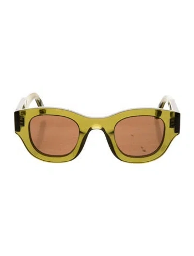 Pre-owned Thierry Lasry Wayfarer Tinted Sunglasses In Green