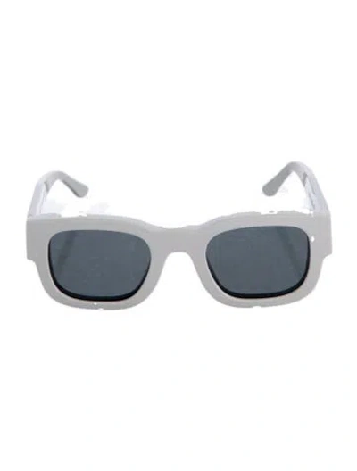 Pre-owned Thierry Lasry Wayfarer Tinted Sunglasses W/ Tags In White