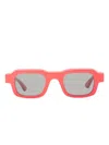 Thierry Lasry X Reese Cooper Flexxxy Rectangle Sunglasses In Pink