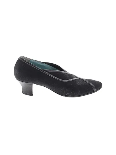 Pre-owned Thierry Rabotin Flats In Black