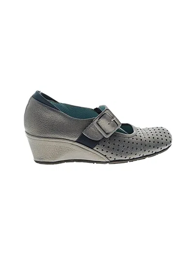 Pre-owned Thierry Rabotin Wedges In Gray