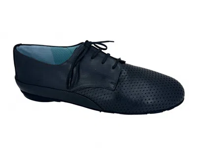 Thierry Rabotin Women's Gatsby Lace-up Oxford In Black In Blue