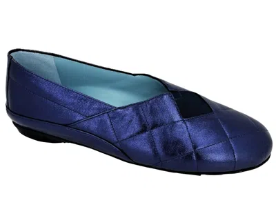 Thierry Rabotin Women's Gigi Ballet In Navy Metallic In Multi