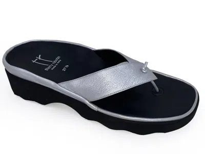 Thierry Rabotin Women's Wynn Thong Sandal In Silver