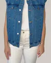 Things Between Denim Vest In Blue In Blue