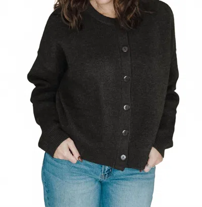 Things Between Easy On Cardigan In Chocolate