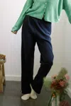 Things Between Lacey Track Pants In Navy In Blue