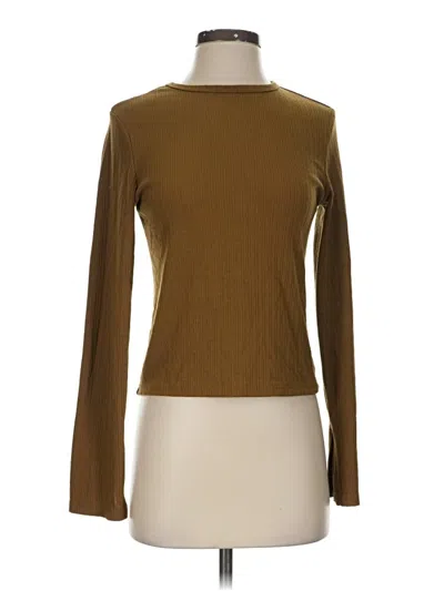 Pre-owned Things Between Long Sleeve T-shirt In Brown