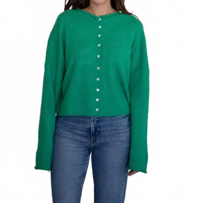 Things Between Piper Cardigan In Kelly Green