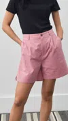 Things Between Relaxed Short In Light Pink In Pink