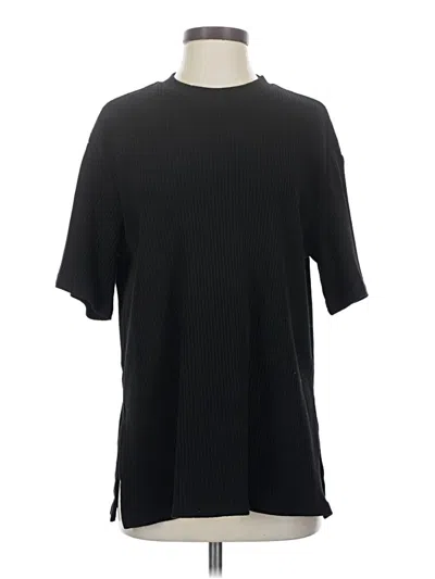 Pre-owned Things Between Short Sleeve Turtleneck In Black